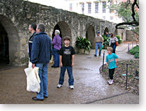 Battle of The Alamo: Convento Courtyard