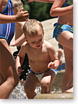 Little Guys Have Fun In The Water At Six Flags San Antonio Too